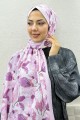 Desenli Bambu Şal 038M